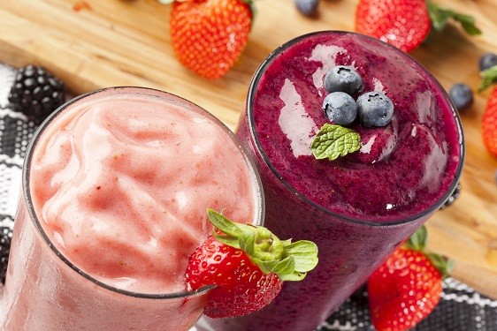 Blueberries smoothie-10