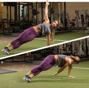 Side Plank with a Twist