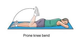 Prone Knee Bend