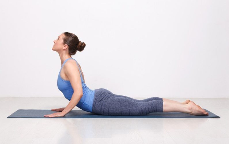 cobra pose- bhujangasana