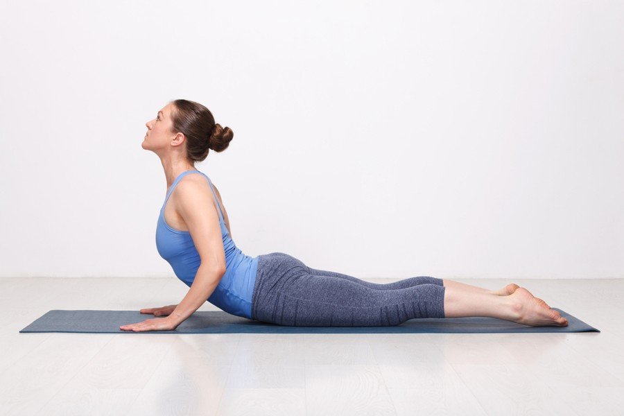 cobra pose- bhujangasana