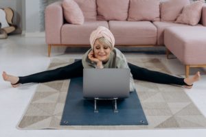 online yoga teacher